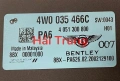 Hộp khuếch đại âm thanh Âm ly Bentley Continental GT, GTC Tháo Xe 4W0035466C