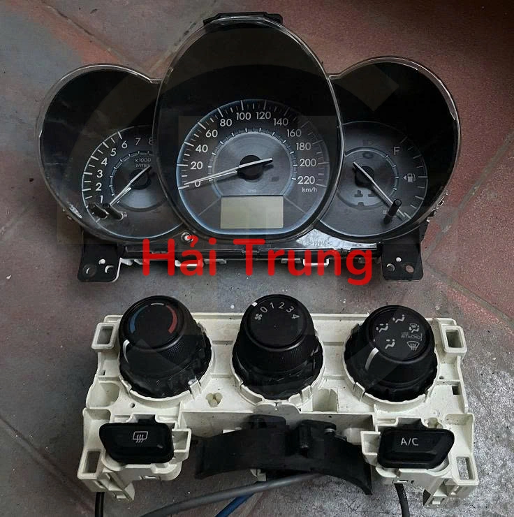 Bảng điều hòa, Đồng hồ táp lô Toyota Vios 2014-2020