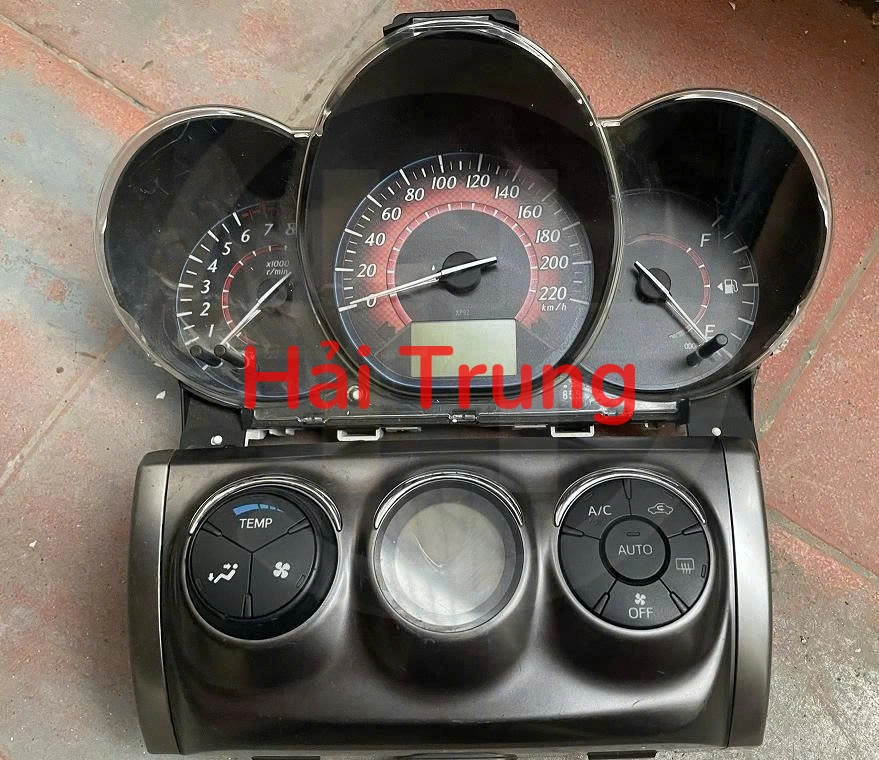 Tháo xe Đồng hồ, Bảng công tắc điều hòa Toyota Vios 2014-2018