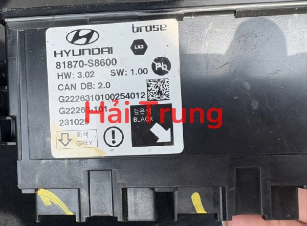Hộp điều khiển cốp sau Hyundai Palisade Tháo Xe 81870-S8600 81870S8600