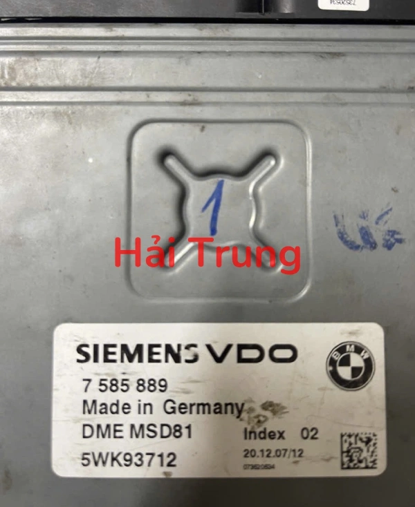 Hộp điều khiển động cơ ECU BMW X6 3.0 Tháo Xe 7585889