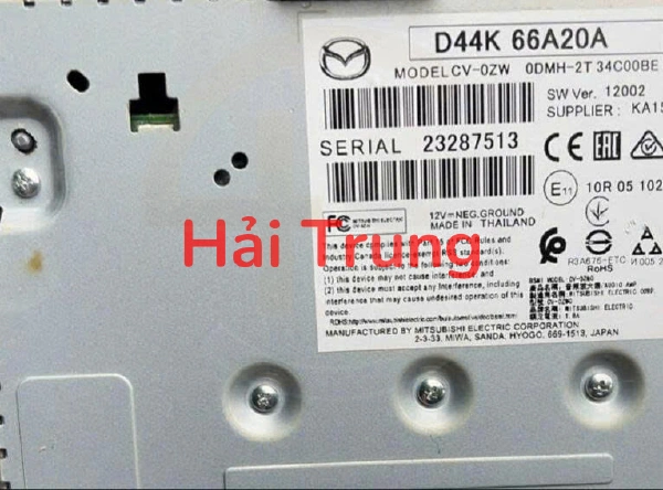 D44K66A20A Hộp điều khiển loa Mazda 3 2016-2020 Tháo Xe