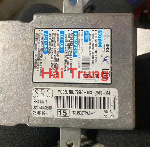 77960-T0S-Z510-M4 Hộp điều khiển túi khí Honda CR-V Tháo Xe