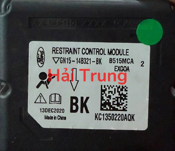 Hộp điều khiển túi khí Ford Ecosport 2018-2021 Tháo Xe GN15-14B321-BK GN1514B321BK