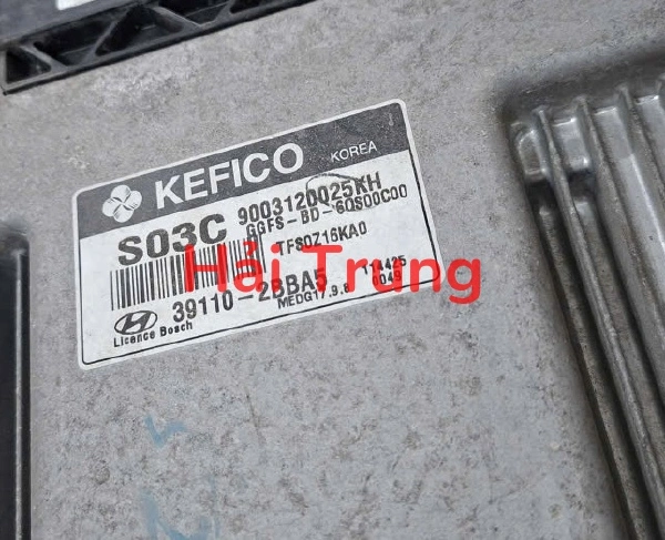 Hộp điều khiển động cơ ECU ECM Hyundai Veloster Tháo Xe 39110-2BBA5 391102BBA5