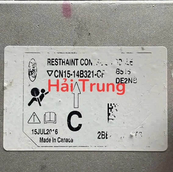 Hộp điều khiển túi khí Ford Ecosport Tháo Xe CN15-14B321-CF