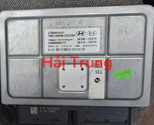 Hộp điều khiển động cơ (ECU ECM) Hyundai Santafe Tháo Xe 39100-2S073 391002S073