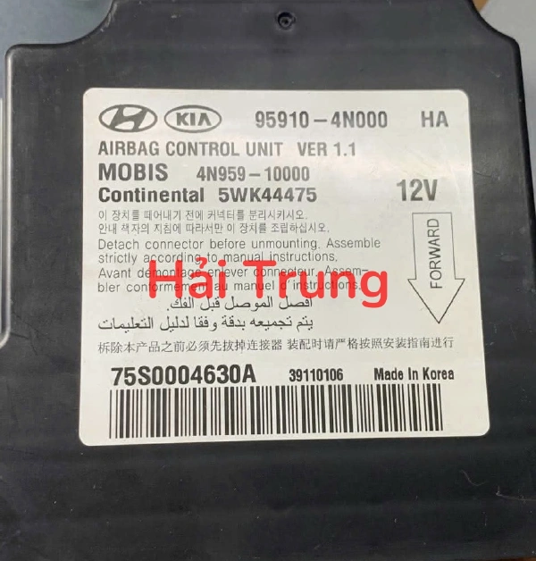 Hộp điều khiển túi khí Hyundai Eon 2012-2016 Tháo Xe 95910-4N000 959104N000