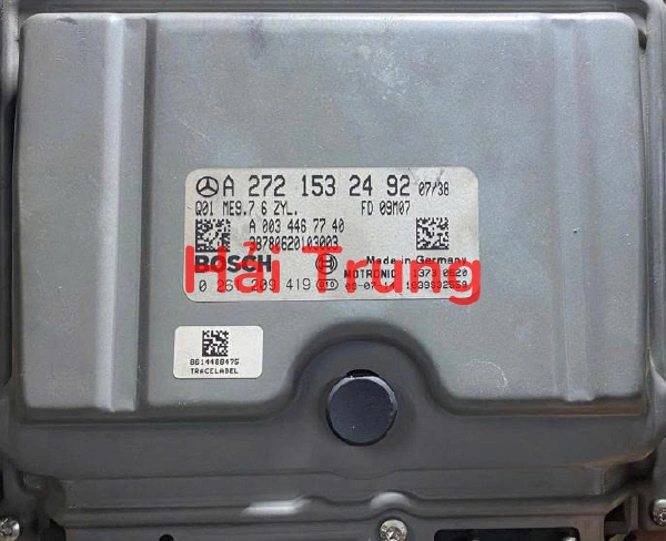 Hộp điều khiển động cơ ECU Mercedes Benz C300 Tháo Xe A2721532492