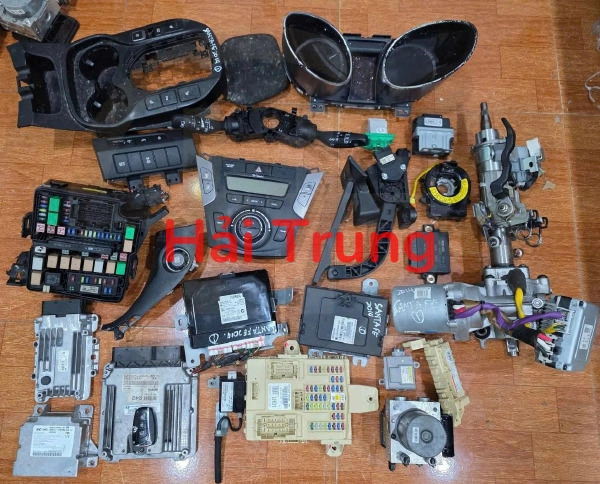 Tháo Xe Full set nổ, bộ nổ, hộp điện đầy đủ Hyundai Santafe 2014-2017