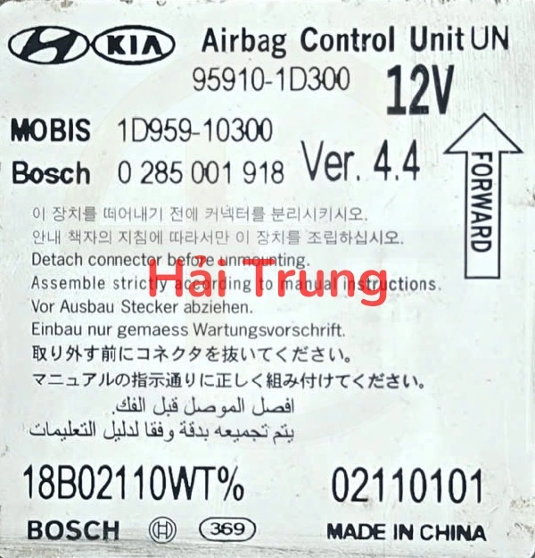 Hộp điều khiển túi khí Kia Rondo, Carens Tháo Xe 95910-1D300