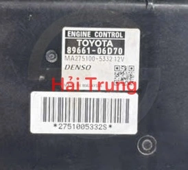 Hộp điều khiển động cơ Hộp đen ECU Toyota Camry 2.4 Tháo Xe 89661-06D70
