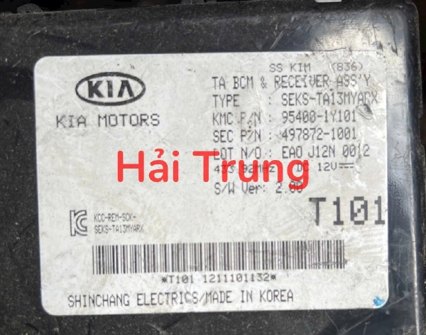 Hộp BCM Kia Morning 2005 Tháo Xe 95400-1Y101