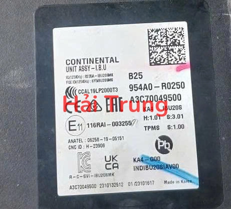 Hộp IBU Kia Carnival 2024 2025 2026 Tháo Xe 954A0-R0250 954A0R0250