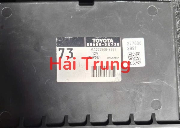 Hộp điều khiển máy lạnh Toyota Fortuner Tháo Xe 886500K730