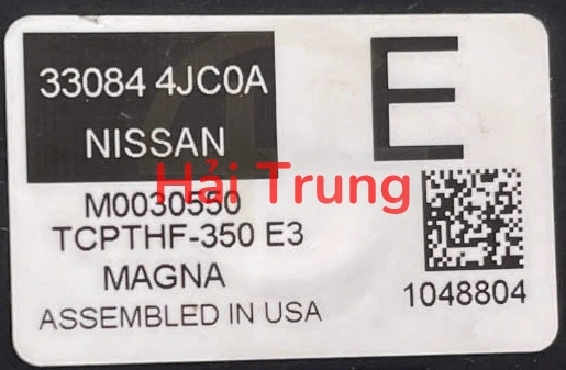 Hộp điều khiển hộp số Nissan Navara NP300 2015-2020 Tháo Xe 33084-4JC0A