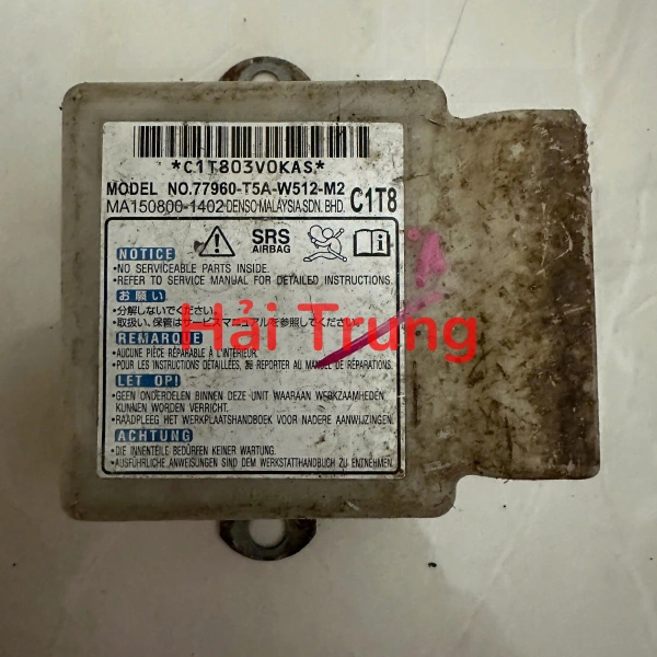 77960-T5A-W512-M2 Hộp điều khiển túi khí Honda Jazz Tháo Xe