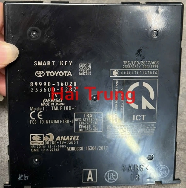 Hộp điều khiển chìa khóa thông minh Smart Key Toyota Corolla Cross Tháo Xe 89990-16020 8999016020