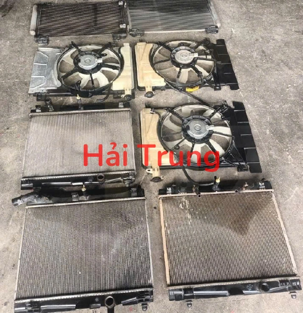 Cụm lồng quạt, dàn nóng, két nước Toyota Vios 2014-2020 Tháo Xe