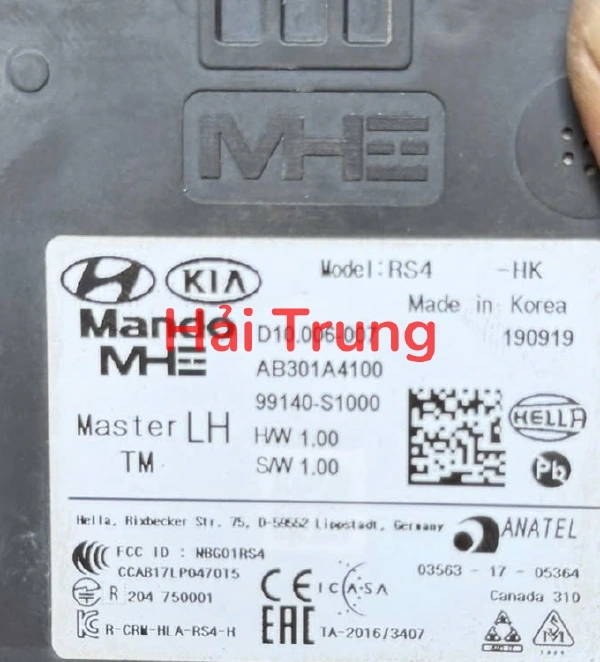 Rada cảnh báo điểm mù Hyundai Santafe 2019-2023 Tháo Xe 99140-S1000 99140S1000
