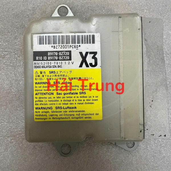 Hộp điều khiển túi khí Toyota Avanza, Veloz 2022-2026 Tháo Xe 89170BZ720