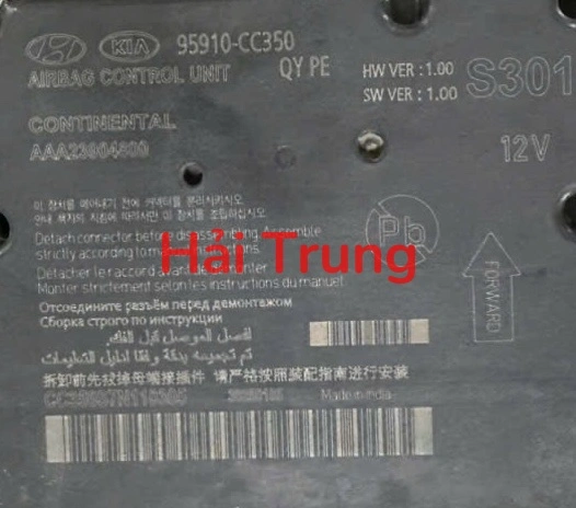 Hộp điều khiển túi khí Kia Sonet Tháo Xe 95910-CC350 95910CC350