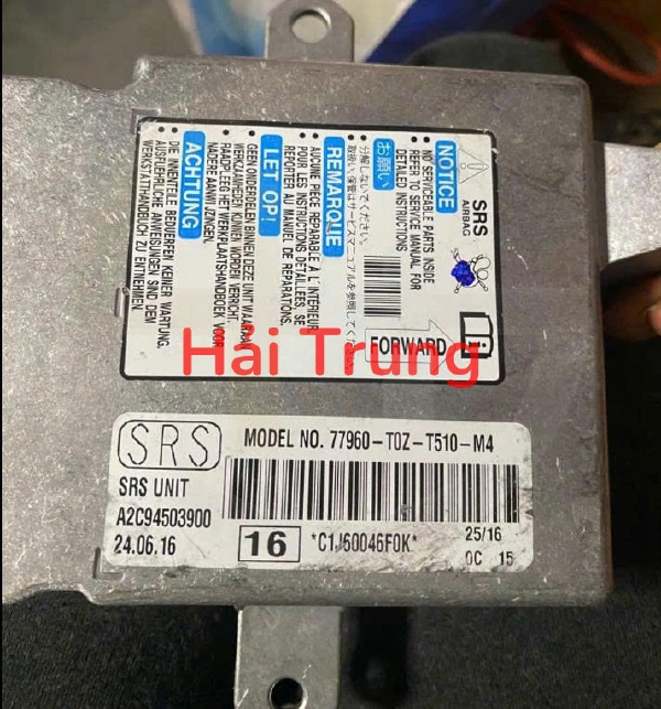 77960-T0Z-T510-M4 HỘP ĐIỀU KHIỂN TÚI KHÍ HONDA CRV THÁO XE