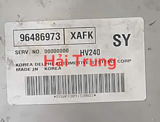 Hộp điều khiển động cơ Hộp đen ECU Daewoo Gentra Tháo Xe 96486973