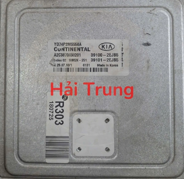 Hộp điều khiển động cơ Hộp đen ECU Hyundai Santafe Tháo Xe 39100-2EJB5
