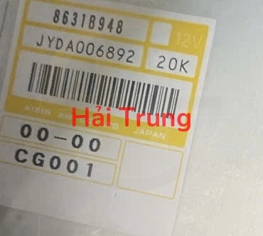 Hộp điều khiển hộp số tự động Mitsubishi Xpander Tháo Xe 8631B948