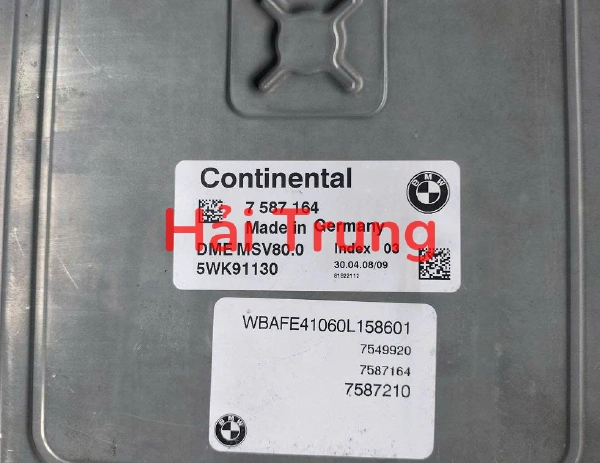 Hộp điều khiển động cơ ECU ECM BMW 328I Tháo Xe 7587164
