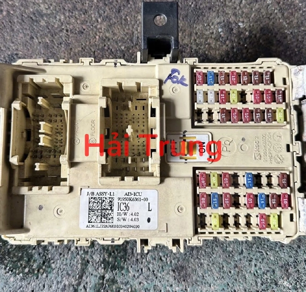 Hộp cầu trì trong xe Hyundai I10 2020-2024 Tháo Xe 91950K6361
