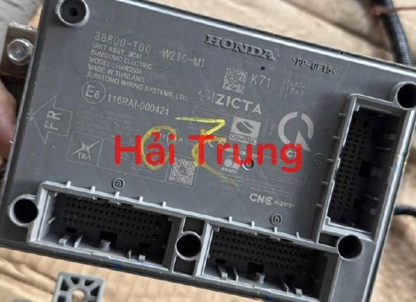Hộp điều khiển thân xe BCM Honda City 2021-2025 Tháo Xe 38800-T00-W210-M1 38800T00W210M1