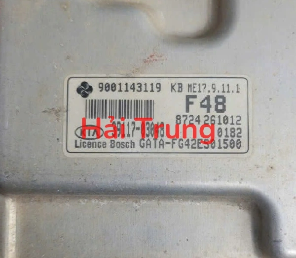 Hộp điều khiển động cơ ECU Kia Morning 2016 Tháo Xe 39117-03048 3911703048