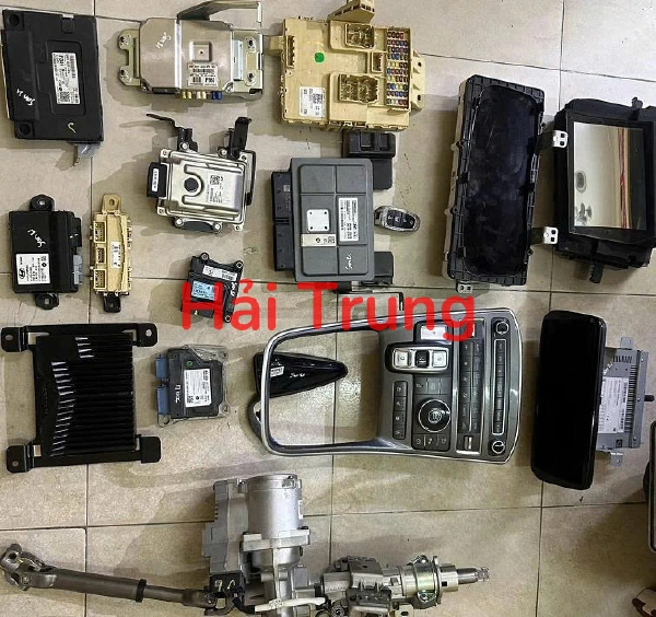 Tháo Xe Full bộ điện, hộp điện đầy đủ Hyundai Santafe 2022 2023 2024 máy Xăng
