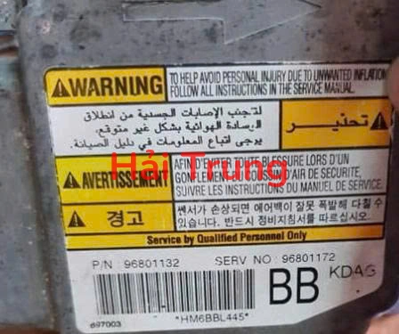Hộp điều khiển túi khí Daewoo Matiz 2005 Tháo Xe 86801172