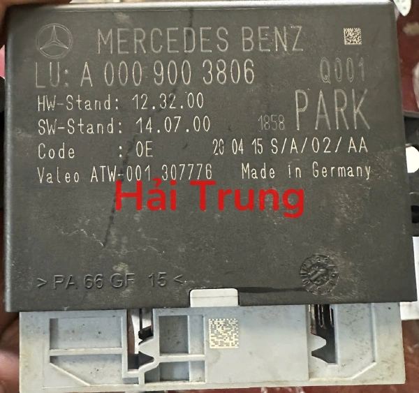 Hộp điều khiển đỗ xe MERCEDES BENZ C CLASS W205 Tháo Xe A0009003806