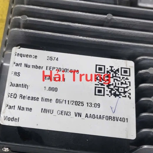 Hộp điều khiển màn hình audio MHU Vinfast VF6 Tháo Xe EEP70005578