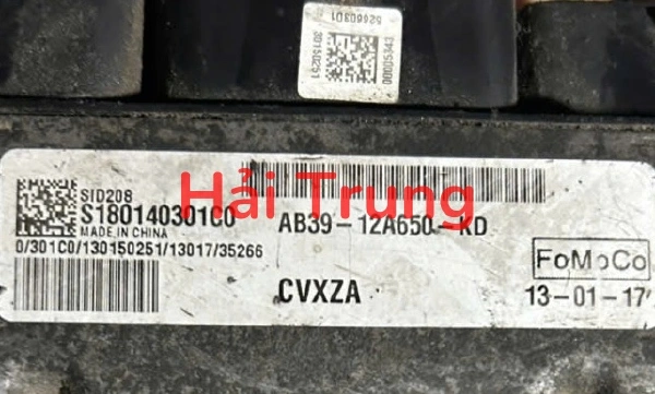 Hộp điều khiển động cơ Hộp đen ECU Ford Ranger, Mazda BT50 Tháo Xe AB39-12A650-KD