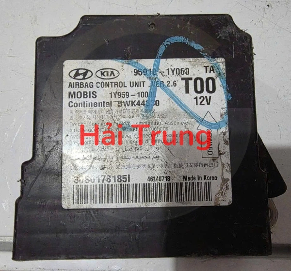 959101Y000 Hộp điều khiển túi khí Kia Morning 2012-2015 Tháo Xe