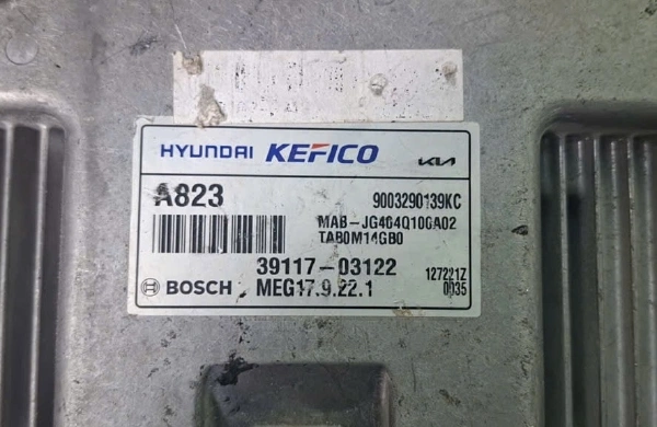 Hộp điều khiển động cơ Hộp đen ECU Kia Soluto Tháo Xe 39117-03122