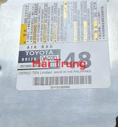 Hộp điều khiển túi khí Toyota Corolla Cross Tháo Xe 89170-0A020 891700A020