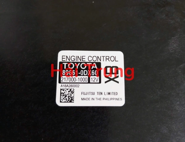 Hộp điều khiển động cơ Hộp đen ECU Toyota Vios 2015 2016 Tháo Xe 896610DX60