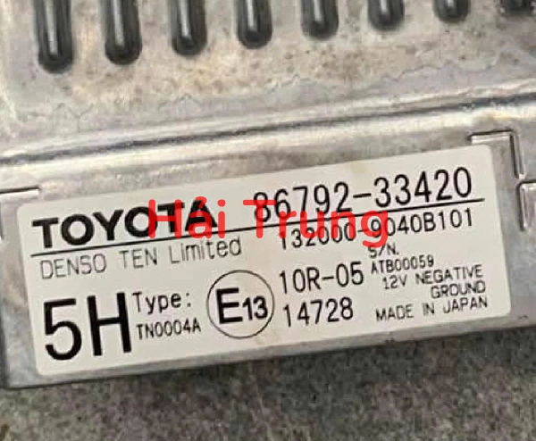 Hộp điều khiển hỗ trợ đỗ xe Toyota Camry 2022-2025 Tháo Xe 86792-33420 8679233420