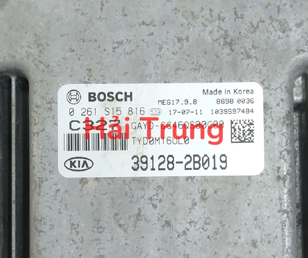 Hộp điều khiển động cơ ECU Kia Cerato  K3 Tháo Xe 39128-2B019