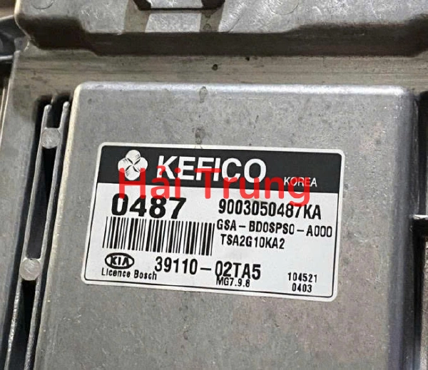 Hộp điều khiển động cơ Hộp đen ECU Kia Morning 2011-2017 Tháo Xe 39110-02TA5