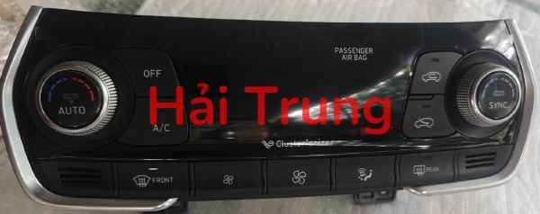 Cụm điều khiển công tắc điều hòa AC Hyundai Santafe 2017
