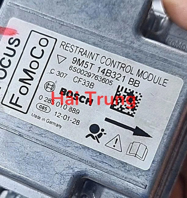 Hộp điều khiển túi khí Ford Focus Tháo Xe 9M5T-14B321-BB 9M5T14B321BB