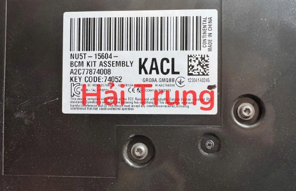 Hộp điều khiển thân xe BCM Ford Ranger Tháo Xe NU5T-15604-KACL NU5T15604KACL