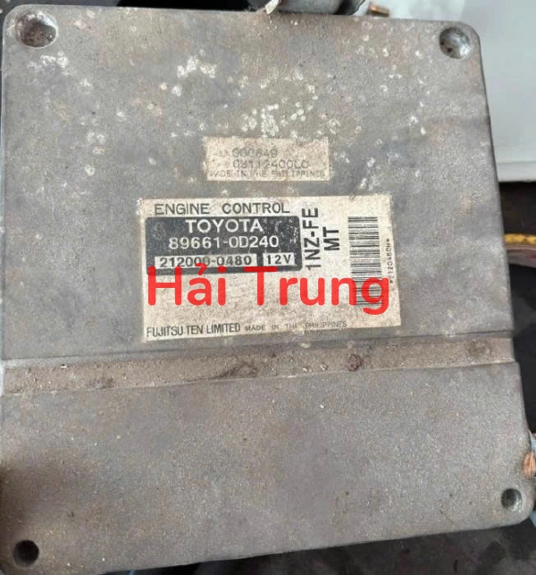 Hộp điều khiển động cơ ECU Toyota Vios 2003-2006 MT 89661-0D240 896610D240